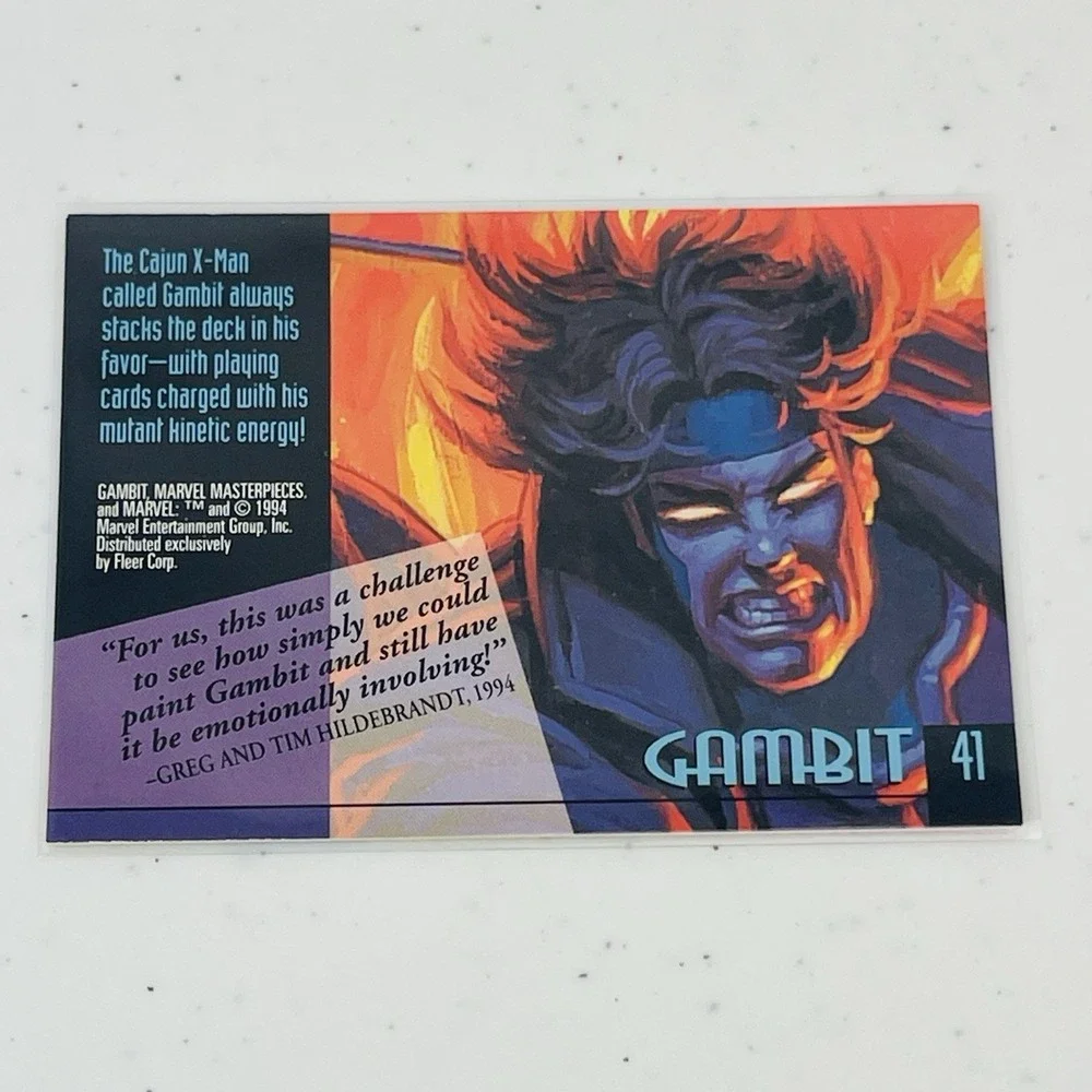 1994 Marvel Masterpiece Gambit #41 Hildebrandt